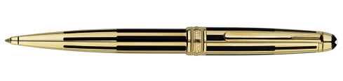 Шариковая ручка Montblanc Meisterstuck Solitaire Gold/Black