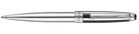 Шариковая ручка Montblanc Meisterstuck Solitaire Silver Fibre
