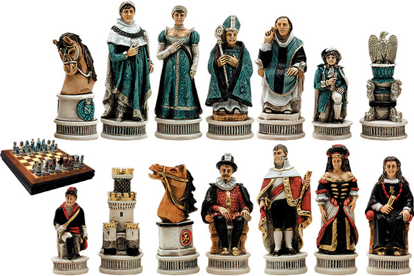 Подарочные шахматы "Испанская битва" от Giglio