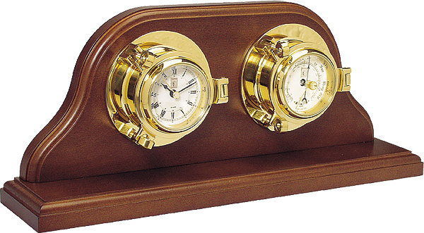 Настольные часы и барометр "Иллюминатор" от Sea Power