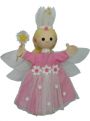 Кукла надевающаяся на руку, без ног "Цветочная фея, розовая"