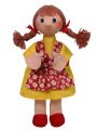 Кукла надевающаяся на руку с ногами "Девушка Машенька"