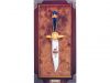 Нож "Тибетская антилопа" на щите-подставке Donart