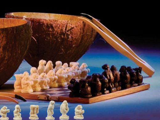 Шахматный набор "Шоу обезьян"