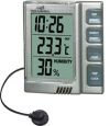 Цифровой термогигрометр с часами Wendox