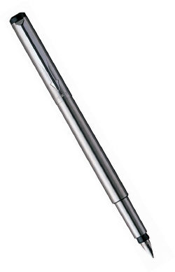 Ручка перьевая Parker Vector Steel F03