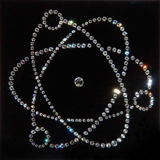 Картина с кристаллами Swarovski МОЛЕКУЛА