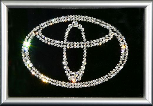 Картина с кристаллами Swarovski Toyota