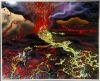 Картина с кристаллами Swarovski Извержение вулкана
