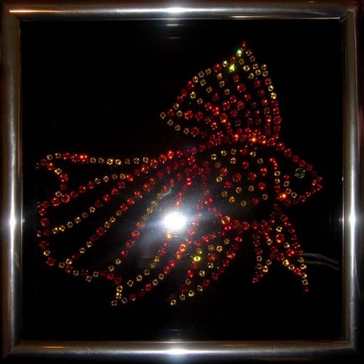 Картина с кристаллами Swarovski РЫБКА