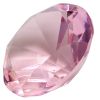 Сувенир Бриллиант розовый 8 см хрусталь