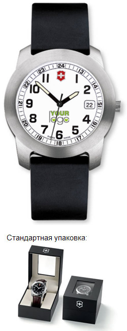 Часы Field, 38,5 мм, белый циферблат Victorinox