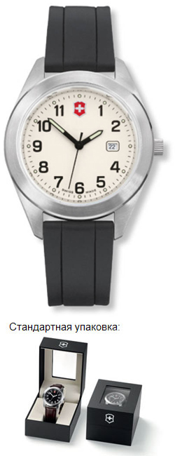 Часы Garrison, 34 мм, кремовый циферблат Victorinox