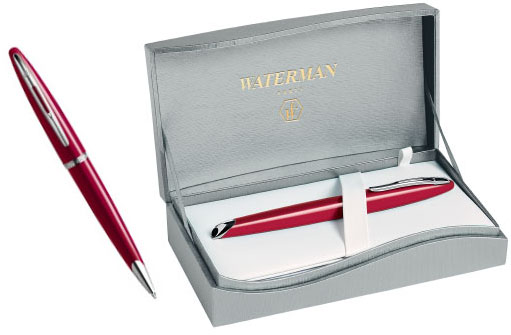 Шариковая ручка Waterman Carene, Glossy Red Lacquer ST