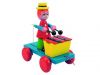 Деревянная игрушка-каталка Woody - Клоун с ксилофоном