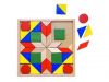 Деревянная цветная мозаика Woody, 44 части