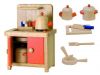 Детская деревянная мини - кухня с аксессуарами
