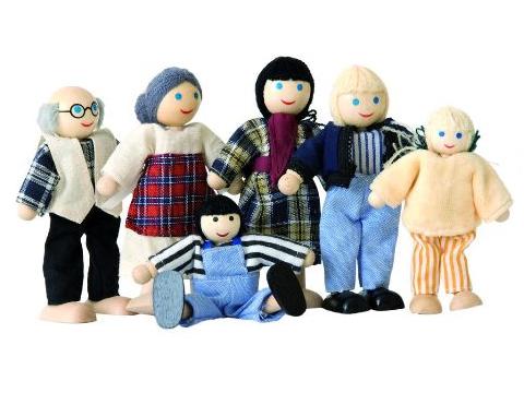 Куклы к домику Woody - 6шт.