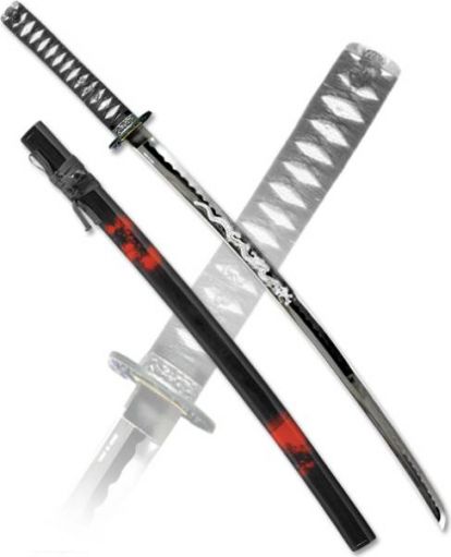 Набор самурайских мечей "Красный Мрамор", 2 шт.