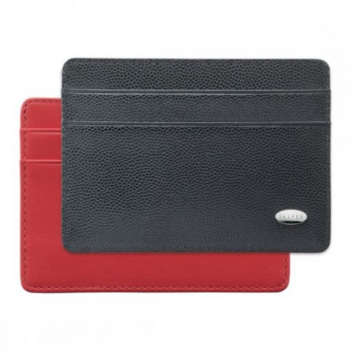 Футляр для кредитных карт черный/красный Dalvey (Шотландия)