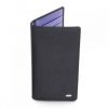 Бумажник вертикальный супертонкий черный/фиолетовый Dalvey 