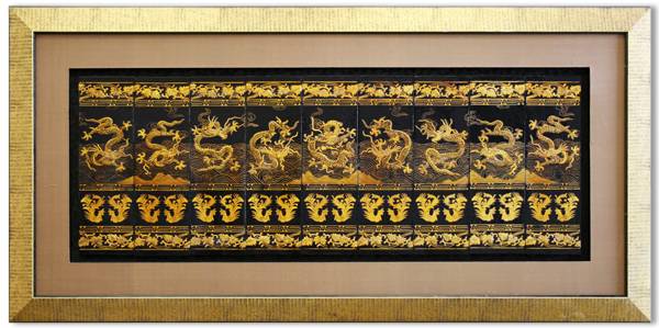 Картина "Девять восточных драконов" Xiamen