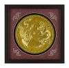 Картина "Золотая тарелочка дракон и феникс" Xiamen