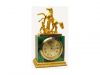 Часы из малахита "Скульптура Клодта"