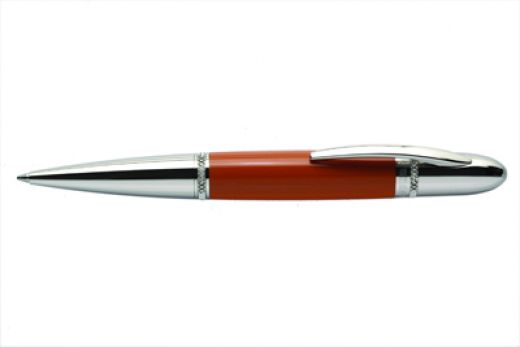 Ручка шариковая эбонит, коричневая в футляре Underwood