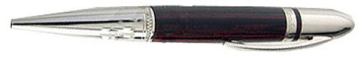 Ручка шариковая эбонит, красная в футляре Underwood