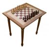 Стол шахматный с фигурами (массив березы)