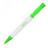 Ручка Kreta шарик белый/зеленый