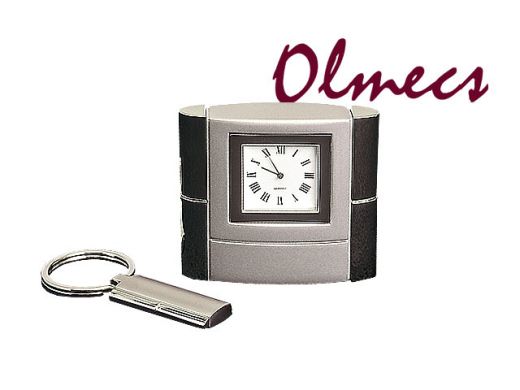 Подарочный набор (часы и брелок) от Olmecs