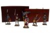 Набор миниатюр в деревянной шкатулке "Рыцари" (5 фигур)