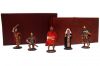 Набор миниатюр в деревянной шкатулке "Русские витязи" (5 фигур)