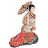 Кукла коллекционная "Китаянка на камне с зонтом" 23см.