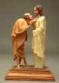 Оловянная модель "Иисус с Иудой"
