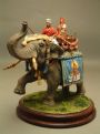 Оловянная модель "Свадебный кортеж на слоне"