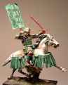 Оловянная модель "Конный самурай"
