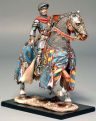 Оловянная модель "Рыцарь на коне"