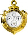 Настенные часы "Якорь" с комплектом приборов от Sea Power