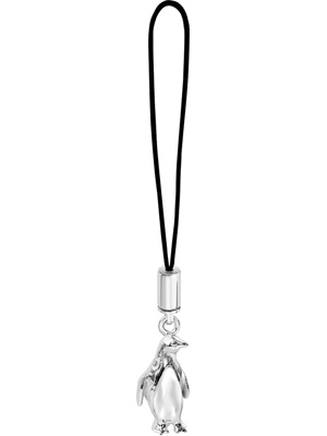Брелок для мобильного телефона "Pinguin" серебро от Dunhill