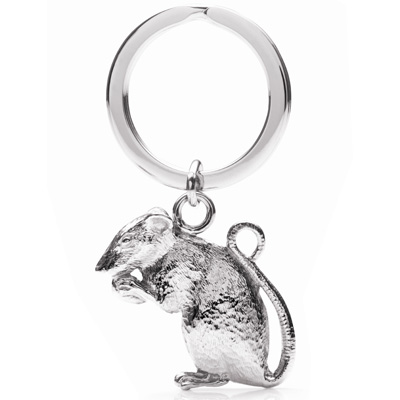 Брелок "Rat" серебро от Dunhill